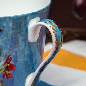 Nouveaux produits : tasses et soucoupes à thé en porcelaine osseuse de style occidental - Product Image 4