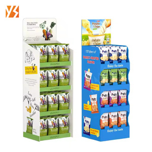 Tùy Chỉnh Có Thể Gập Lại Hiện Đại Thân Thiện Môi Trường Tái Chế Tông Sô Cô La Sóng Kẹo Snack Thực Phẩm Hiển Thị Giá - Product Image 1