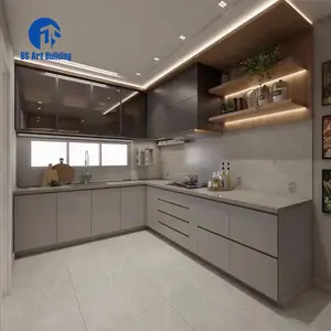 Ds Op Maat Gemaakte Moderne Eenvoudige Open Keukenkasten Directe Verkoop Uit China