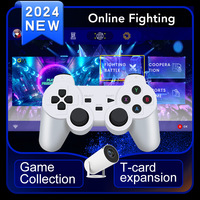 HY00 Console de jeu sans fil pour deux joueurs, projecteur d'arcade Android pour TV domestique avec prise US, prend en charge le format CPS - Plug and Play
