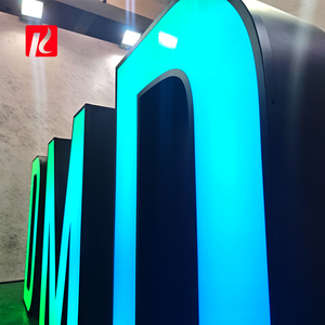 Kexian Tùy Chỉnh Màu Sắc Ma Thuật Thư RGB Đầy Đủ Màu Sắc Năng Động Thép Không Gỉ LED Thư Đăng Ký Kinh Doanh 3D Thư Đăng - Product Image 4