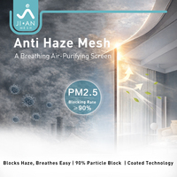 Moustiquaire de fenêtre anti-PM2.5 électrostatique, anti-poussière, anti-pollen, avec bon flux d'air, filtre anti-smog et anti-brouillard