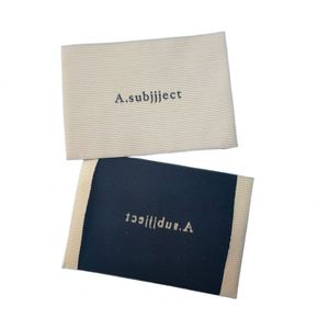 Etiquetas Tejidas Personalizables de Alta Calidad, Etiquetas de Cuello de Tela con Logotipo Privado para una Identidad de Marca Única en Prendas de Vestir - Product Image 3