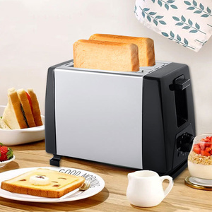 Máquina para Hacer <span class=keywords><strong>Pan</strong></span> y Tostar de Acero Inoxidable para Uso Doméstico, <span class=keywords><strong>Tostadora</strong></span> Eléctrica Automática Compacta para Desayuno - Product Image 4