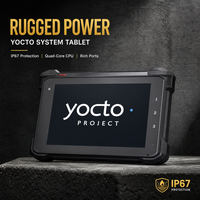 Nueva Tableta Industrial Resistente de 7 Pulgadas con Linux Yocto Qt5.15 IP67 800nits Quad-Core Qualcomm 2.0GHz GPS 4G LTE Wi-Fi RS232 CANBus para Vehículos