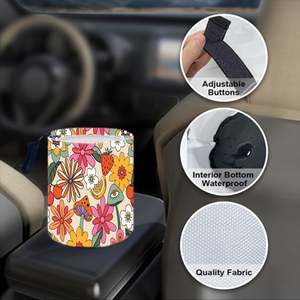 Accesorio Elegante y Funcional para el Interior del Automóvil: Portapañuelos Colgante con un Atractivo Estampado Floral - Product Image 5