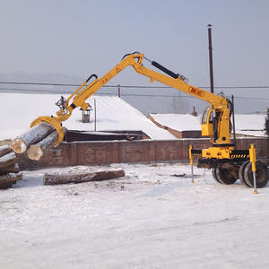 Machine forestière, petit grappin de bûches, <span class=keywords><strong>remorque</strong></span> de bois de forêt avec <span class=keywords><strong>grue</strong></span> pour tracteur - Product Image 5