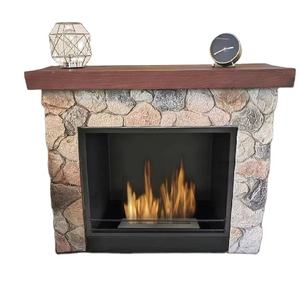 <span class=keywords><strong>Chimenea</strong></span> Moderna Independiente de Interior con Quemador de Alcohol, Diseño de Mesa con Material MGO para Uso en Hoteles - Product Image 1