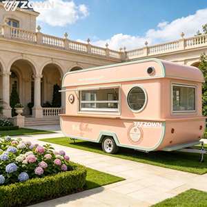 Remorque alimentaire mobile électrique de type caravane avec évier pour la vente de restauration rapide et de boissons en extérieur - Product Image 1