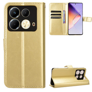 Coque de téléphone en cuir portefeuille motif Crazy Horse pour infinix Note 40 4G - Product Image 6