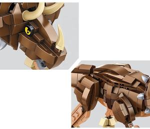 Bloques de construcción de dinosaurios urásicos para niños, juguete de ladrillos de construcción de dinosaurio lassic MOC, modelo educativo de colección de 612007 - Product Image 5