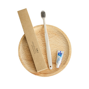 Vente en gros de fournitures d'hôtel brosses à dents jetables et dentifrice paille à poils souples boîte entière bonne affaire <span class=keywords><strong>pour</strong></span> les commodités - Product Image 5