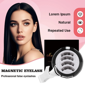 2025 derniers produits tendance <span class=keywords><strong>Cils</strong></span> magnétiques doux sans colle sans retrait <span class=keywords><strong>Faux</strong></span> <span class=keywords><strong>cils</strong></span> magnétiques élevés 2 3 aimant - Product Image 3