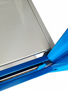 מדפים לאחסון 5 קומות, פלדה מגולגלת קרה, ציפוי אבקה, קלות להתקנה, קיבולת 40 ק\\\"ג, חורי פרפר - Product Image 4