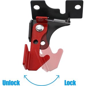 Freno de estacionamiento Retrofit para Polaris RZR 800 900 1000 Turbo, mecanismo metálico rojo con resorte - Product Image 4