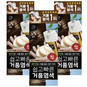 Nuovissimo Tintura in Schiuma Facile e Veloce 5N Marrone, Confezione da 3, Sconto Speciale Mise-en-scene per Acconciature - Product Image 1