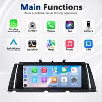 CodeLynk Pantalla Multimedia de 1920*720 para BMW Serie 7 F01 2009-2015 NBT CIC, Carplay Inalámbrico 4 en 1, Pantalla Táctil