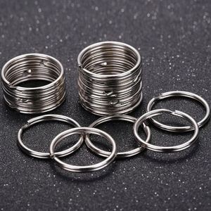 พวงกุญแจวงกลมเหล็กชุบนิกเกิลแบบวงแหวนสำหรับทำพวงกุญแจ DIY - Product Image 2