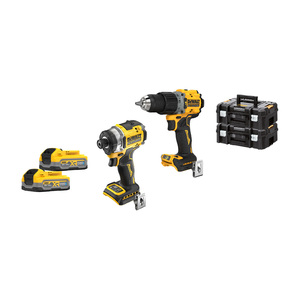 Kit combiné perceuse-visseuse à percussion sans fil DeWalt 20V Max avec 2 batteries - Product Image 1