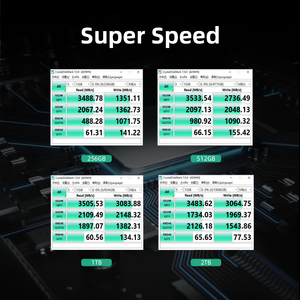 KingSpec Lựa Chọn Tốt Nhất 3D NAND 256GB 512GB 1TB 2TB Pcie Gen3.0 Mac Book Nvme M.2 <span class=keywords><strong>Ssd</strong></span> Cho MAC - Product Image 6