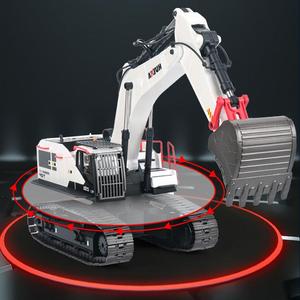 Nuovo Escavatore <span class=keywords><strong>RC</strong></span> Huina 1594 2026, Camion Radiocomandato 1/14 in Lega 2.4Ghz, Veicolo da Costruzione a 22 Canali, Giocattolo - Product Image 6