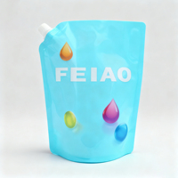 Lessive liquide adoucissante Feiao 1,8 kg 3 L, emballage Doypack avec bec verseur, pochette à bec verseur Dypack