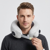 Olyi Coussin de massage électrique Shiatsu pour le cou, portable et gonflable, soulagement des douleurs aux épaules et au dos, avec minuterie, vente en gros OEM
