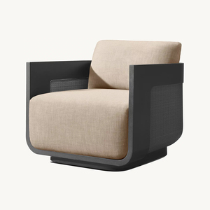 Ensemble de canapés modulaires en aluminium pour l'extérieur, idéal pour les patios, les hôtels ou les appartements, pour une utilisation dans les salons de villas ou dans les jardins - Product Image 2