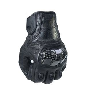 Guanti da Moto in Pelle e Fibra di Carbonio Personalizzati, Compatibili con Touchscreen, Antiscivolo, Traspiranti, per Sport all'Aperto, Universali per Tutte le Stagioni - Product Image 2