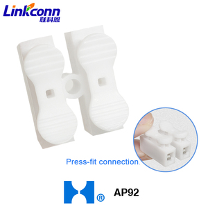 Linkconn AP92 2P Wire Connector Push Button <b>Terminal</b> Block for 0.5-2.5mm² Cable Industrial Iush Button <b>Terminal</b> Brass Contacts - Product Image 4