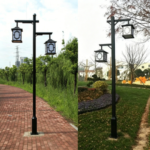 Outdoor Solar Street Lights 4100K Neutral White IP65 Waterproof LED Road Lighting Fixtures Iron Body - Product Image 3
