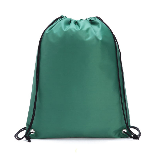 Customized Simple Waterproof Polyester Drawstring Bags Personalized Shoe Packing Bags with Own Logo Printing Unisex