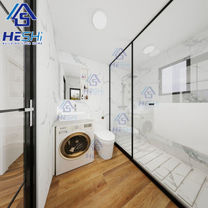 20Ft สำเร็จรูปแบบกำหนดเองภาชนะ40Ft พับได้สำหรับบ้านห้องน้ำบ้าน prefab วิลล่าการก่อสร้างอสังหาริมทรัพย์ - Product Image 6