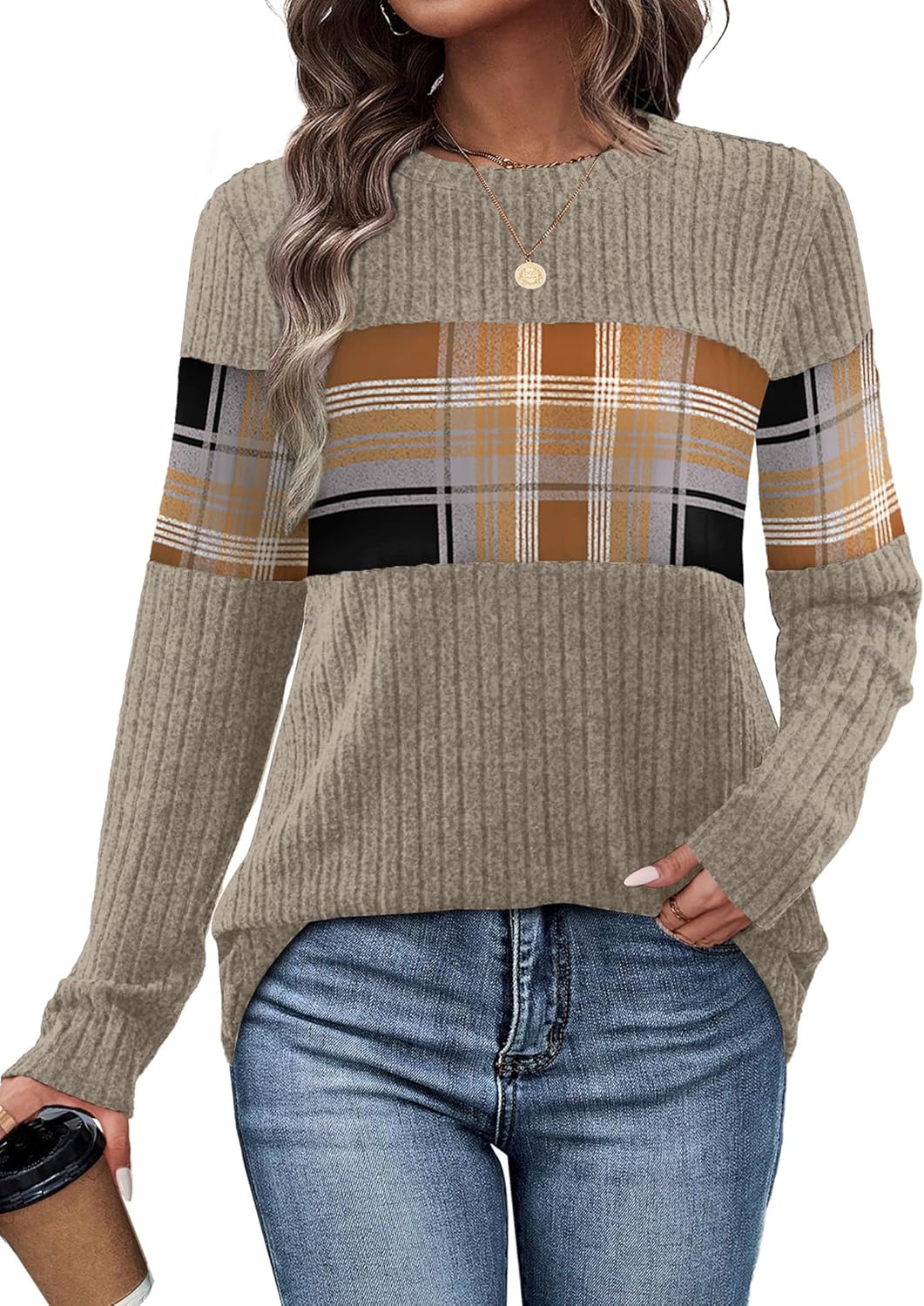 Plaid marron unique