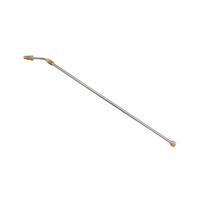 Pulvérisateur de pistolet à eau de jardin à tige de pulvérisation télescopique en acier inoxydable avec lances en métal et poignée souple
