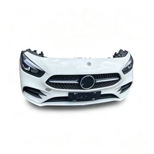 Conjunto de parachoques delantero usado para Mercedes Benz Clase <span class=keywords><strong>GLA</strong></span> H247, completo con parrilla y faros. - Product Image 2