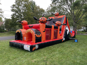 Circuito <span class=keywords><strong>de</strong></span> Obstáculos Inflable Personalizado con Temática <span class=keywords><strong>de</strong></span> Halloween, Tobogán Comercial <span class=keywords><strong>de</strong></span> PVC para Niños, Casa <span class=keywords><strong>de</strong></span> Brinco para Alquiler en Fiestas - Product Image 4
