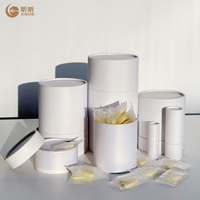 Tube en papier alimentaire écologique de qualité alimentaire, impression numérique, emballage en tube cylindrique pour produits de thé biologique