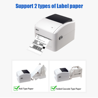 Imprimante d'étiquettes thermiques à code-barres 108 mm avec interface USB, 203 DPI, en stock pour eBay et Shopify, livraison express