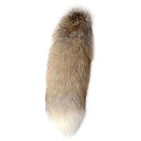 Vente en gros de porte-clés en fourrure de renard de grande taille 40 cm, fourrure de renard moelleuse, porte-clés en queue de renard naturelle pour décorer les sacs à main