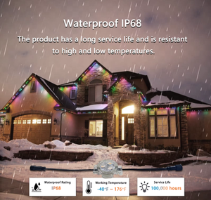 Oem Odm 30mm Rgbw Pixels Track Holiday Lights 36V Ip68 Impermeable Permanente Iluminación de Navidad al aire libre para la casa - Product Image 5