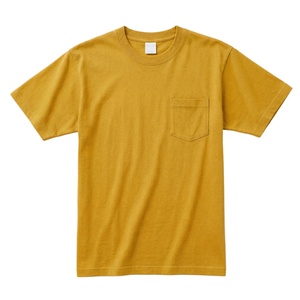 เสื้อยืดคอกลมผู้ชายผ้าฝ้าย 100% หนานุ่ม สไตล์สตรีทแวร์ลำลอง ทรงหลวม มีกระเป๋าเสื้อ รับผลิตตามแบบ (OEM) ขายส่ง - Product Image 1
