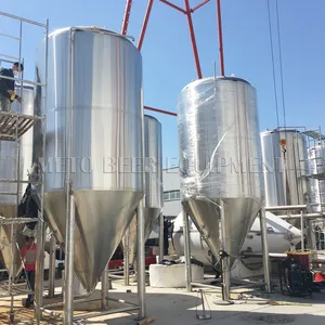 Fermentador de tanque de fermentación, fermentador de cerveza a gran escala, 100BBL, 150BBL, 200BBL, en venta