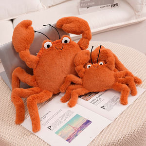 Muñeco de Peluche de Cangrejo y Langosta de Simulación con Relleno de Algodón PP, Diseño de Dibujos Animados para Niños y Niñas, Regalo, Adorno Decorativo - Product Image 2