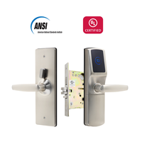 Sistema de Gestión de Habitaciones de Hotel de Alta Gama, Cerradura de Hotel de Aluminio con Tarjeta RFID y Sistema Estándar ANSI