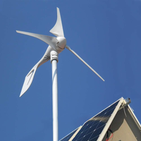 Générateur éolien à axe vertical Outevo 400W à faible bruit pour toit et balcon, pour usage domestique