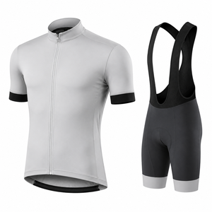 Conjunto de Jersey de Ciclismo Personalizado de Manga Corta, Sublimación en Blanco para Logotipo, Absorbe la Humedad, Uniforme de Ciclismo de Carretera para Verano - Product Image 1