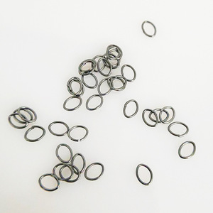 Anillos de Unión Metálicos Ovalados para Joyería, Anillos Divididos para Fabricación de Joyería DIY, 36mm, Paquete a Granel - Product Image 1