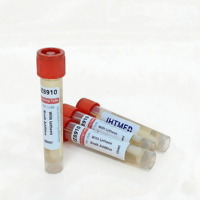 Tube de prélèvement stérile avec solution de bactériophoreses de Pétrole (BPW) 10 mL pour la surveillance des surfaces en contact avec les aliments