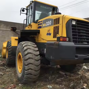 Chargeur sur pneus Komatsu WA320 d'occasion de marque japonaise Komatsu WA320 d'occasion en bon état Chargeur sur pneus d'origine Komatsu WA320 d'occasion - Product Image 6